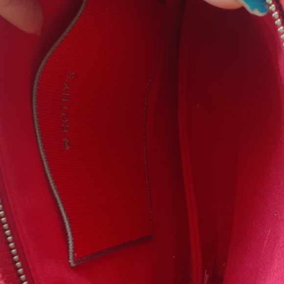 Rothy's Retired Dual Zip Crossbody Purse in Bright Poppy - Picture 5 of 9